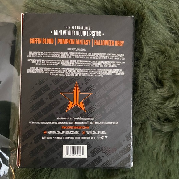 Mini Velour Liquid Lipstick Jeffree Star Halloween trio NIB - Picture 7 of 8